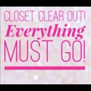 Cleaning out closet all offers welcome